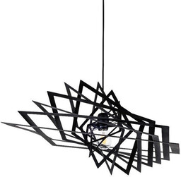 Lampa wisząca PLANET serpentyna czarna 60cm 1874104