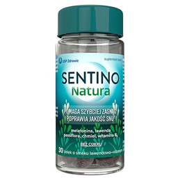 SENTINO NATURA, żelki z melatoniną, wyciągiem z passiflory,