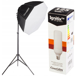 Zestaw do zdjęć lampa 90cm statyw Mocna Żarówka