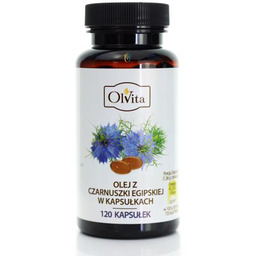OLVITA Olej z czarnuszki 500 mg, 120 kaps.
