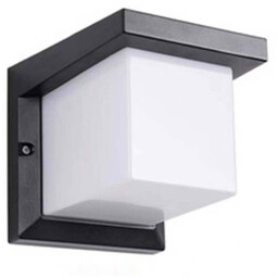 Kinkiet BON, czarny/biały, 1x60W E27, IP44