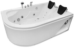 Wanna z hydromasażem asymetryczna 170x115 cm prawa MO-0205