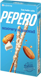 Paluszki Pepero Snowy Almond z migdałami 32g -
