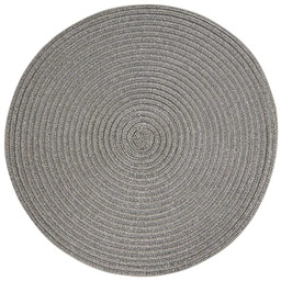 Altom Podkładka Straw srebrny, śr. 38 cm, zestaw