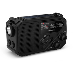 Philips Przenośne turystyczne radio z latarką, alarm SOS,