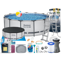 Basen Bestway 396x122 Ogrodowy Stelażowy 5618W 18w1