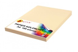 Papier kolorowy A4 120g kremowy 100 arkuszy 4153