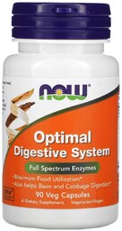 Optimal Digestive System - Enzymy Trawienne, NOW Foods,