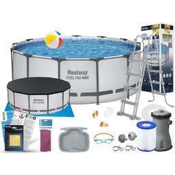 Basen Bestway 396x122 Ogrodowy Stelażowy 5618W 15w1