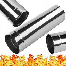 Rura fi 200 kwasoodporna 0,5m nierdzewna kominowa Kwas