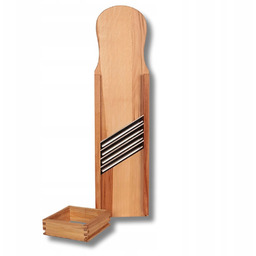 Szatkownica drewniana do kapusty 4-nożowa z szufladką XXL