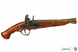 Replika niemiecki pistolet skałkowy Denix model 1260 L