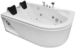 Wanna z hydromasażem asymetryczna 170x115 cm lewa MO-0205