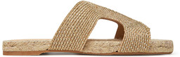 Espadryle Castañer Puri/256 025709 Złoty