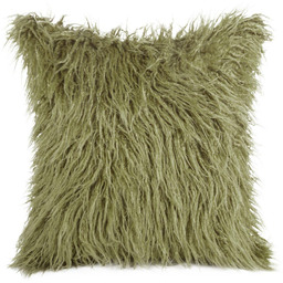 Poszewka Futrzana Dekoracyjna Enya 45 x 45 Oliwkowy