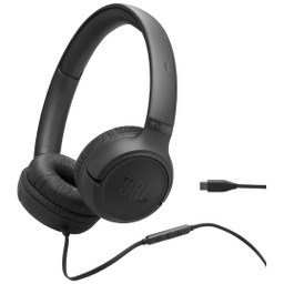 JBL Tune 530C USB-C Nauszne Mikrofon Czarny Słuchawki