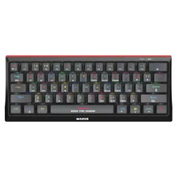 Marvo KG962 Hecate 61R RGB Red Switch Czarny