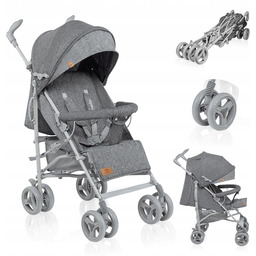 Lekki wózek spacerowy Spacerówka Moskitiera łatwe składanie Lionelo