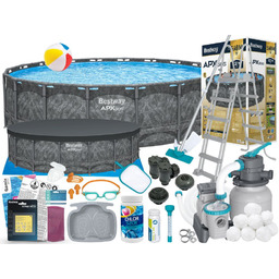 Basen Bestway 549x132 Ogrodowy Stelażowy 561KC 19w1