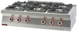 KROMET Kuchnia gastronomiczna gazowa 6-palnikowa 700.KG-6