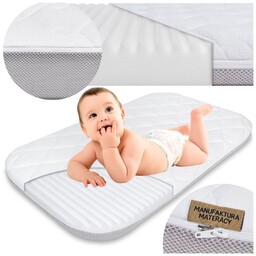 Materac piankowy do kołyski Kinderkraft Lovi, 77x41 cm,
