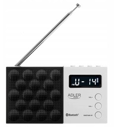 Radio cyfrowe Adler AD1908 - PLL AM/FM, Bluetooth