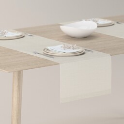 Bieżnik prostokątny, kremowy, 40 x 130 cm, Sensuale