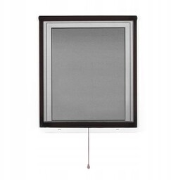 Moskitiera rolowana okienna 4w1 do samodzielnego złożenia 70x130cm