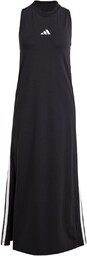 adidas Kobiety ESSENTIALS 3-STRIPES LONG RACERBACK DRESS, Black/White,