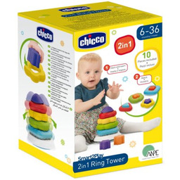 CHICCO Zabawka edukacyjna Wieża sensoryczna 2w1 00009372100000