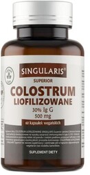 SINGULARIS Superior colostrum liofilizowane 30 % Ig G