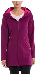 kurtka BENCH - Slim Longline Bonded Plum Caspia