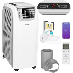 Klimatyzator przenośny WiFi cichy wydajny 4w1 46m2 4kW