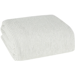 Koc 180 x 220 Design Bawełniano-Akrylowy Amber Kremowy