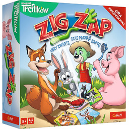 Gra Zig Zap Rodzina Treflików 02821, Gra planszowa