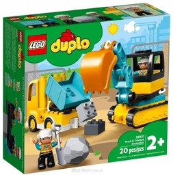 Lego Duplo Ciężarówka i koparka gąsienicowa