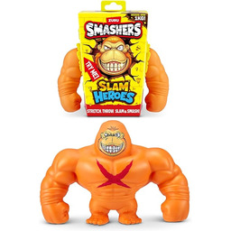 SMASHERS-SLAM HEROES - SERIA 1-GORILLA 1 (pomarańczowy)