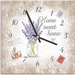 Zegar ścienny pokryty papierem drukowanym Nadaje się