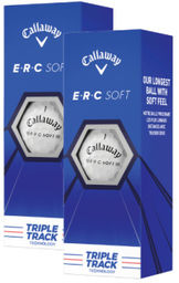 Piłki golfowe CALLAWAY ERC SOFT Triple Track (białe,