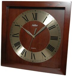 Zegar ścienny drewniany kwarcowy Adler 21091