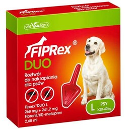 VET-ARGO FIPREX DUO przeciwko pchłom i kleszczom pies