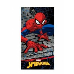 Setino Ręcznik plażowy 70x140 Spiderman szary bawełniany 320g/m2