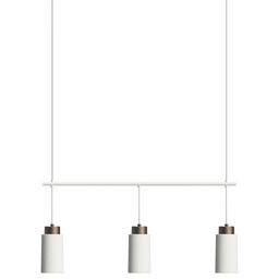 Herstal - Edge Lampa Wisząca Trio White