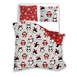 Faro Pościel świąteczna bawełniana 220x200 wzór 076 dwustronna