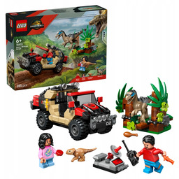 Lego Ucieczka terenówką przed raptorem 76972