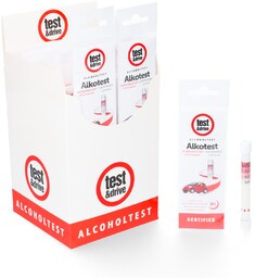 ALCOHOL TEST 20 szt - alkomat jednorazowy ALCOHOL