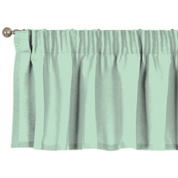 Lambrekin na taśmie marszczącej, zieleń eukaliptusa, 130 x