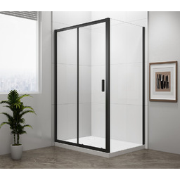 EASY BLACK kabina prysznicowa 1100x700mm, wariant L/P EL1115B-01