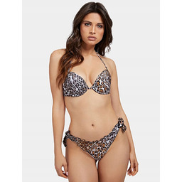 GUESS GÓRA OD BIKINI W PANTERKĘ WIĄZANA DAMSKA