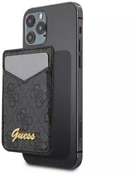 Guess Wallet Card Slot GUWMS4GTLBK MagSafe 4G szary/grey